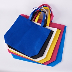 Low Price 100 PP Spunbond Nonwoven Shopping Bag Tote Bag Eco-friendly For Supermarket/Market