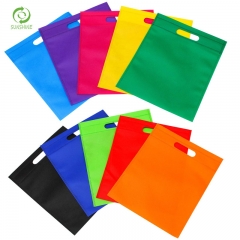 Hot Sale Nonwoven D Cut Bag Wholesale Price Non Woven D Cut Shopping Bag Tote Bag
