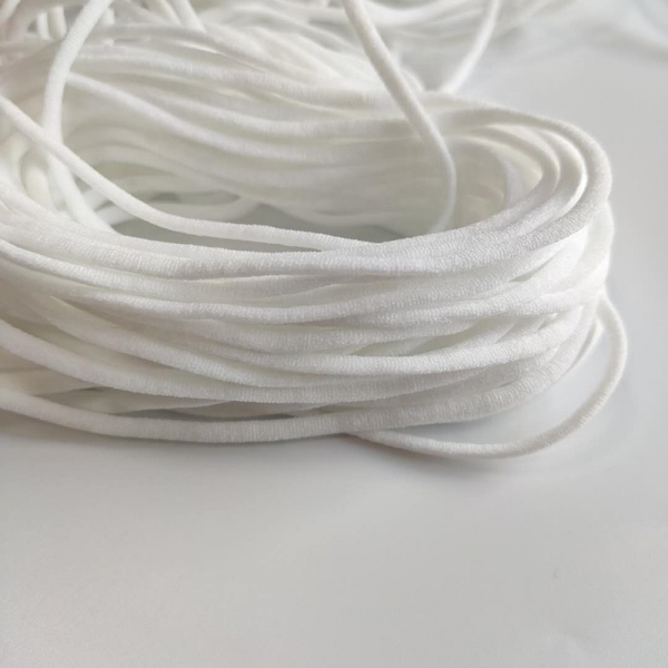 3mm/5mm round polyester elastic earloop for facemask