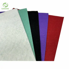 Factory wholesale Colorful perforated nonwoven /punching nonwoven fabric roll pp spubonded nonwoven fabric used mattress