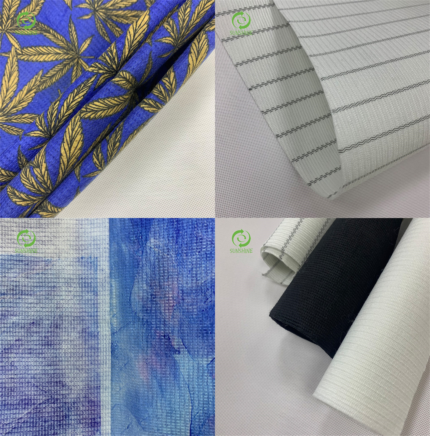 New Product 14/18/22f RPET 100% Polyester Stitchbond Nonwoven Fabric 