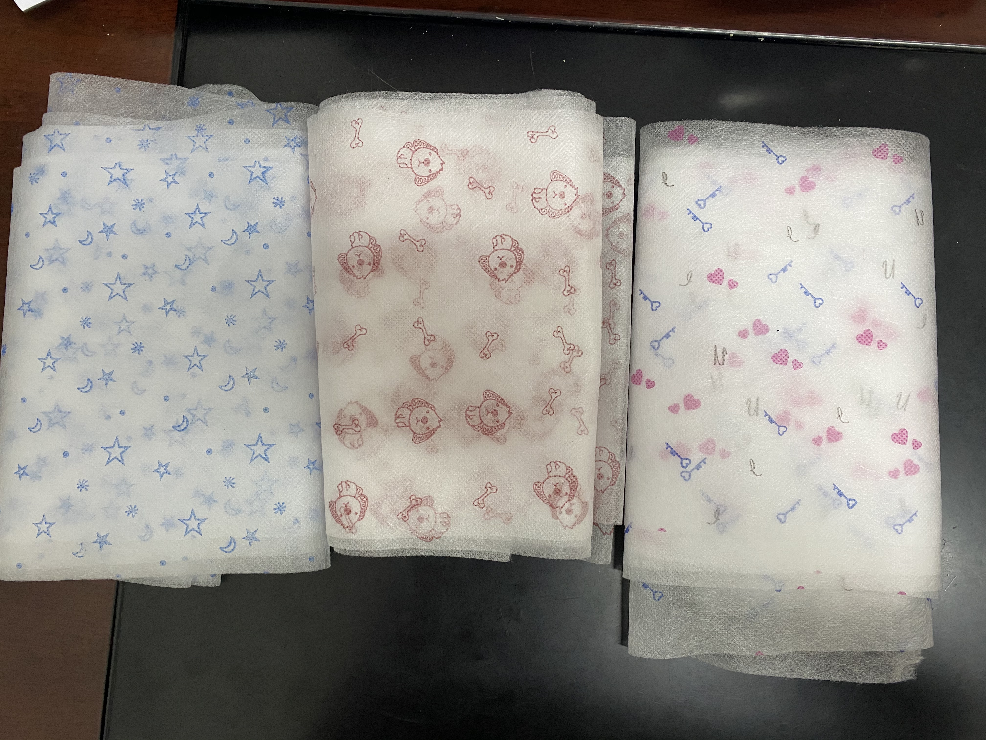  Facemask material fabric -printed pp nonwoven fabric