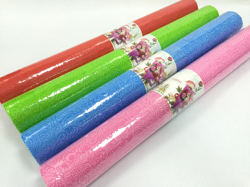 New patter flower design nonwoven fabric