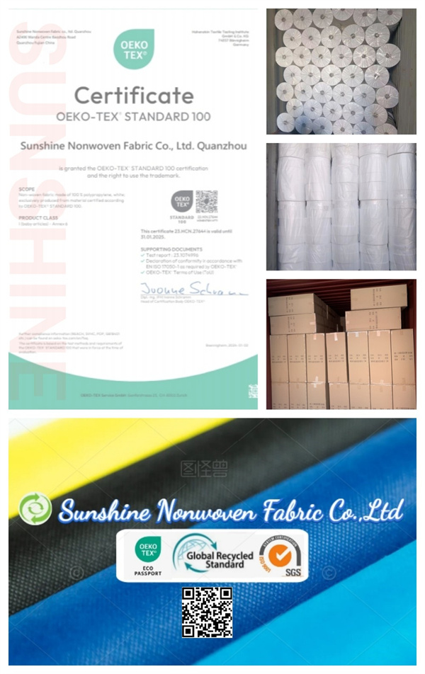 Oeko-Tex standard-Sunshine nonwoven